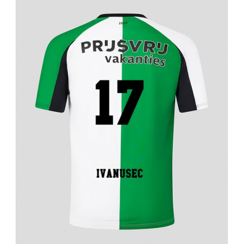 Dres Feyenoord Luka Ivanusec #17 Rezervni 2024-25 Kratak Rukav